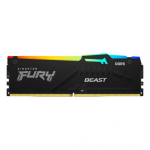 MEMORIA DIMM DDR5 KINGSTON (KF556C40BBA-16) 16GB (1X16GB) 5600MHZ, CL40  FURY BEAST RGB, MXP